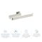 Kibi Blaze 10 inch Bathroom Towel Bar KBA1603BN - alternate 4